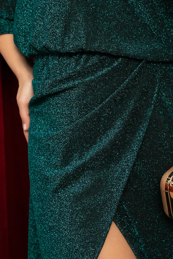 Платье LADY TAIGA, изумруд - фото 2
