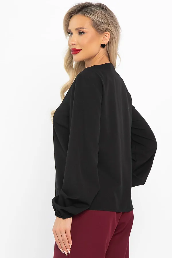 Блуза LADY TAIGA, черная - фото 2