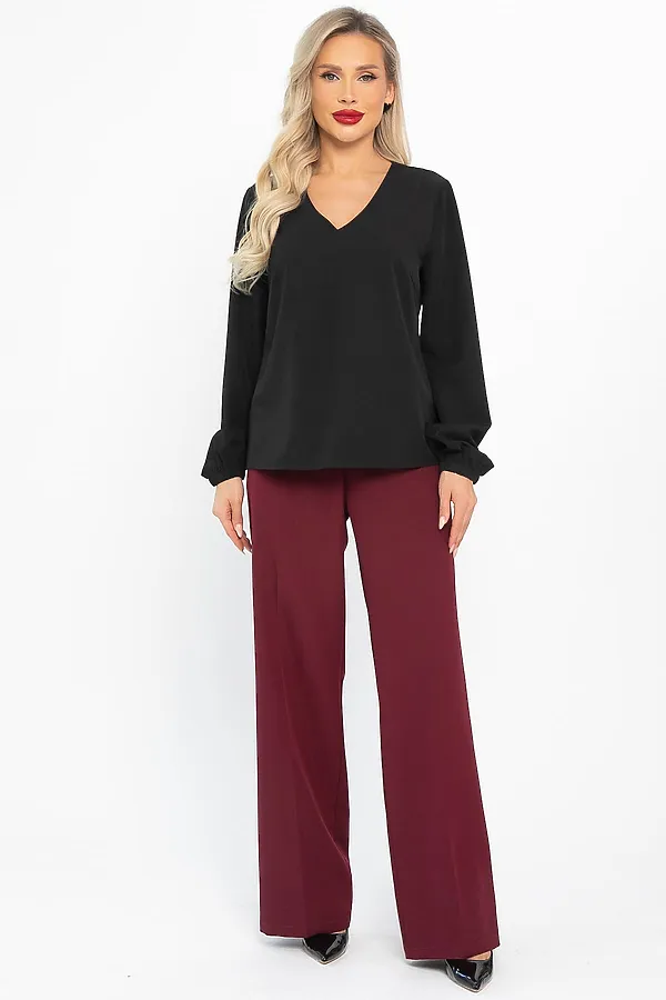 Блуза LADY TAIGA, черная - фото 2