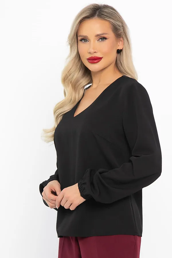 Блуза LADY TAIGA, черная - фото 2