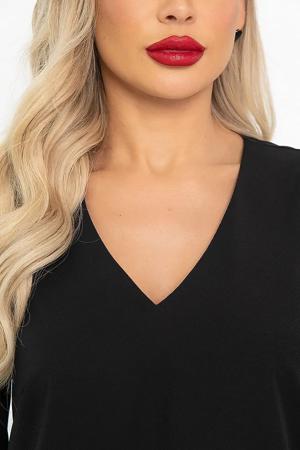 Блуза LADY TAIGA, черная - фото 2