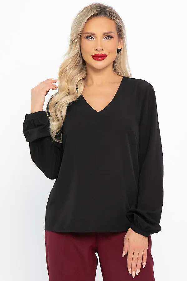 Блуза LADY TAIGA, черная - фото 2