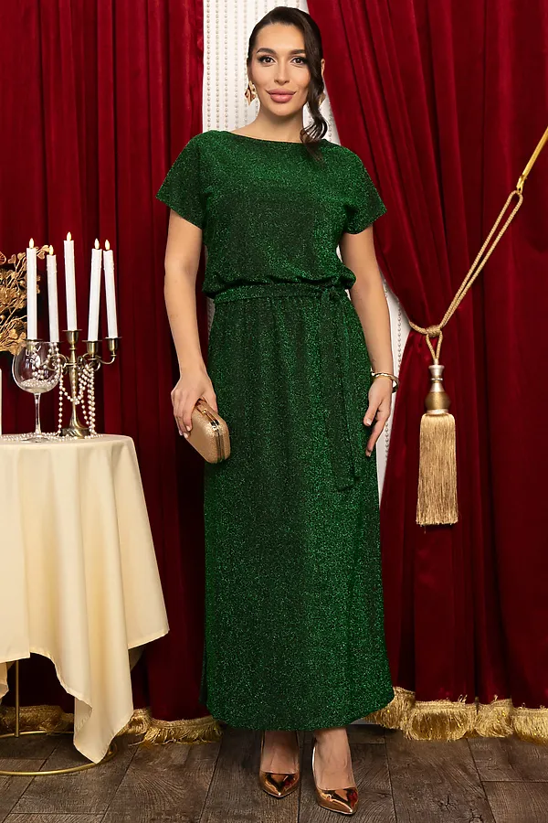 Платье LADY TAIGA, зеленое - фото 2