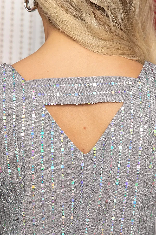 Блуза LADY TAIGA, серая - фото 2