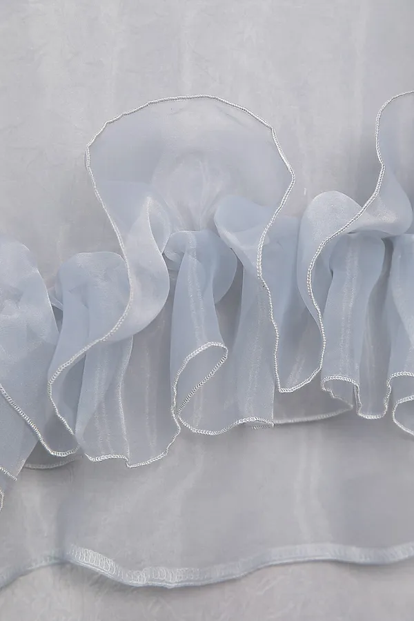 Костюм (Платье+Блуза) LADY TAIGA, серебро - фото 2