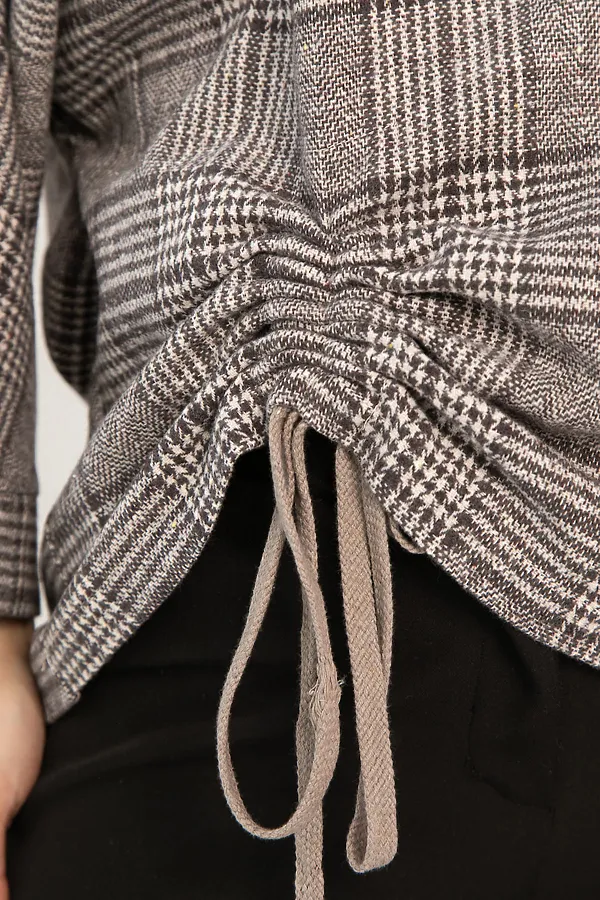 Блуза LADY TAIGA, коричневая - фото 2