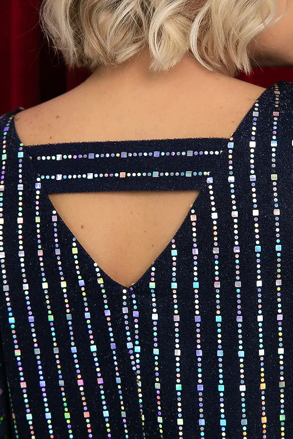 Блуза LADY TAIGA, синяя - фото 2