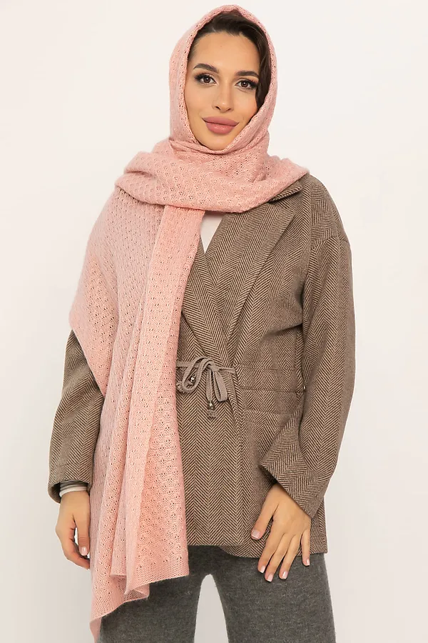 Палантин LADY TAIGA, пудра - фото 2