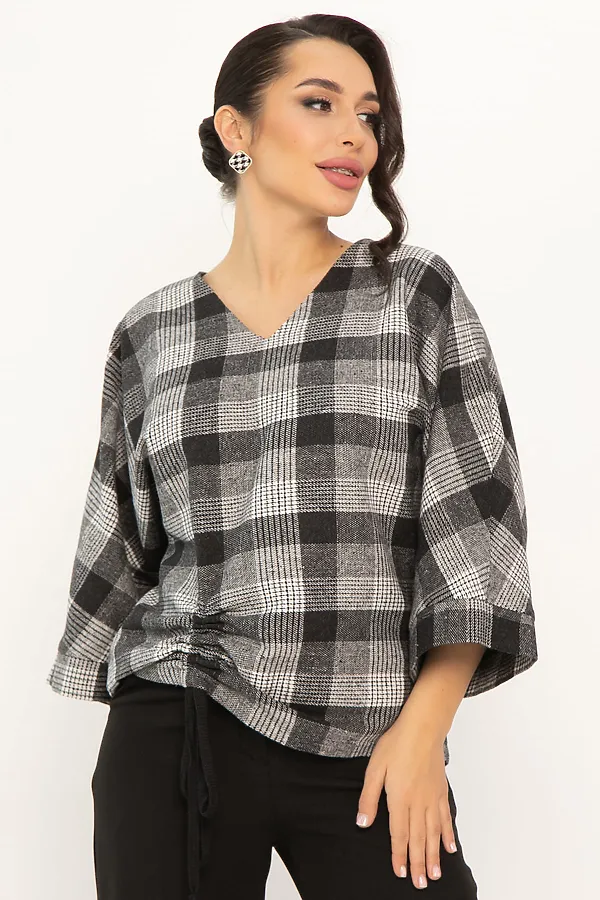 Блуза LADY TAIGA, темно-серая - фото 2