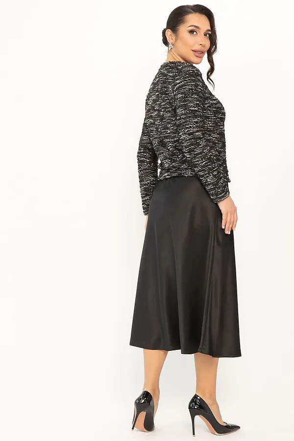 Костюм (Жакет+Юбка) LADY TAIGA, черный - фото 2