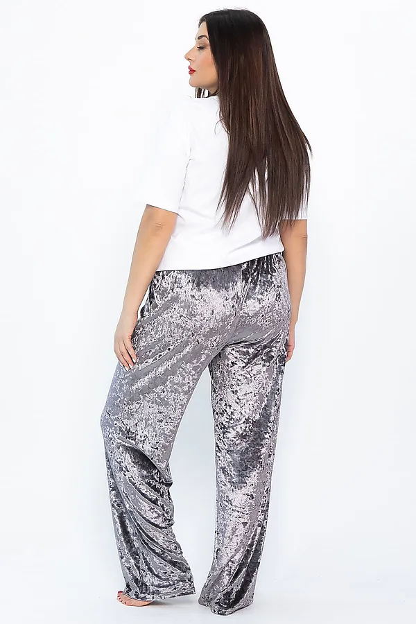 Брюки LADY TAIGA, серо-бежевые - фото 2