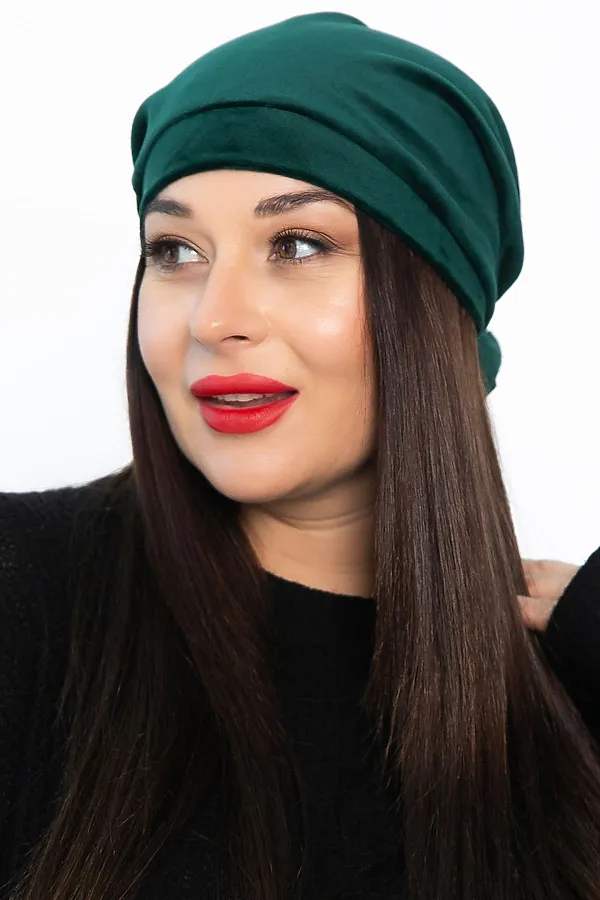 Чалма с бантом LADY TAIGA, зеленая - фото 2