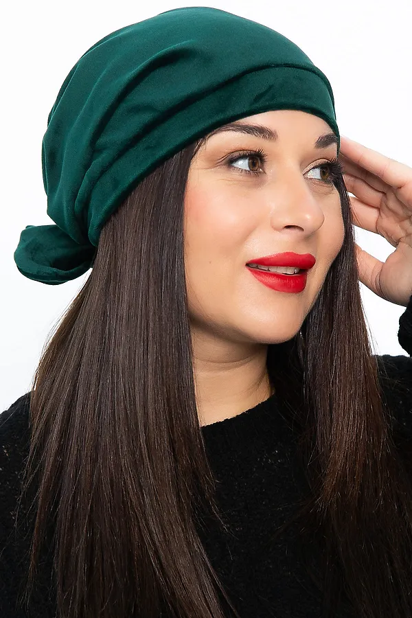 Чалма с бантом LADY TAIGA, зеленая - фото 2