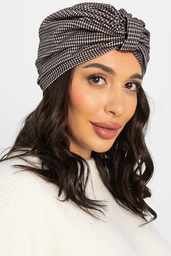 Чалма с бантом LADY TAIGA, коричневое зерно - фото 2