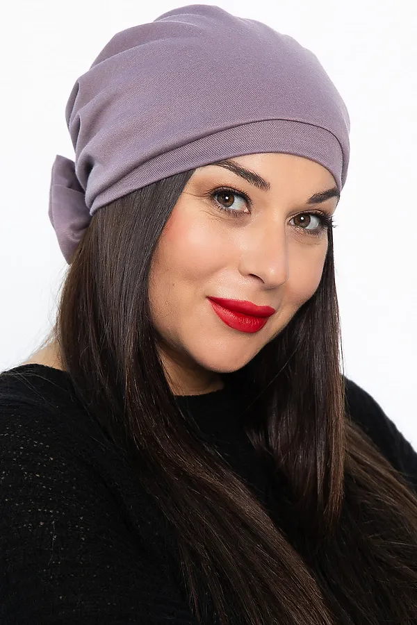 Чалма с бантом LADY TAIGA, лиловая - фото 2