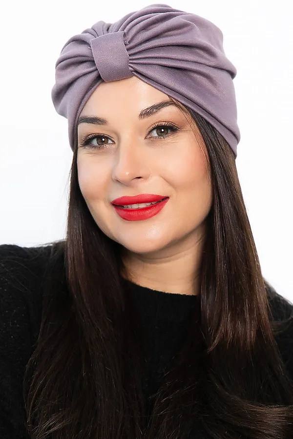 Чалма с бантом LADY TAIGA, лиловая - фото 2