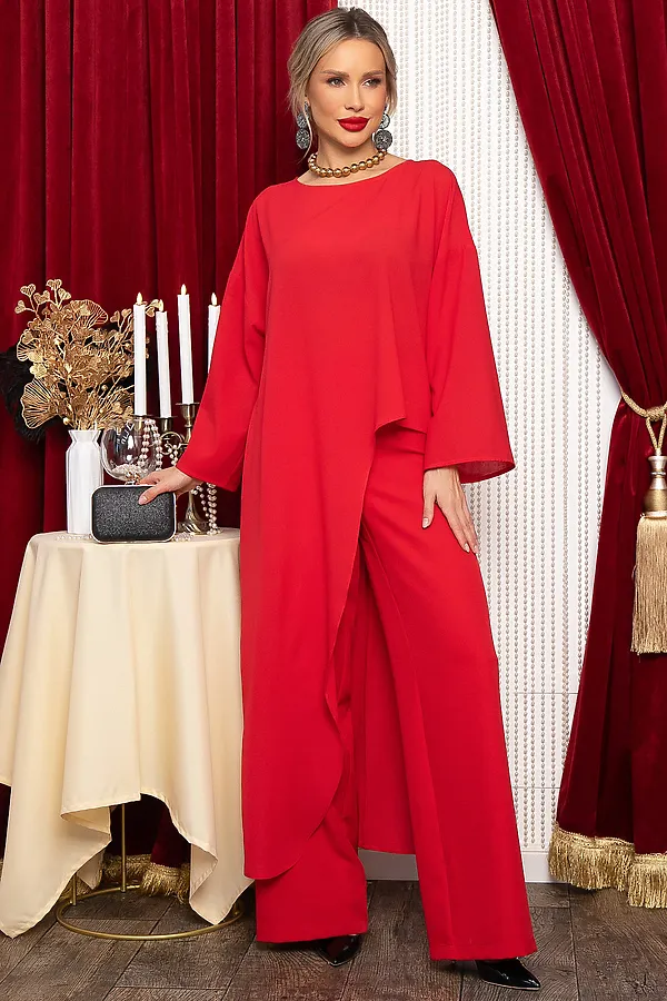 Брюки LADY TAIGA, красные - фото 2