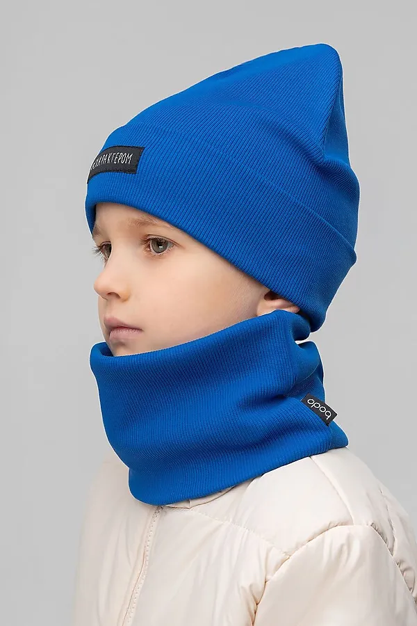 Комплект (Шапка+Снуд) BODO-S, синий - фото 2