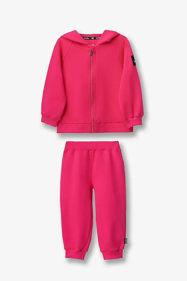 Костюм (Толстовка+Брюки) BODO, фуксия - фото 2