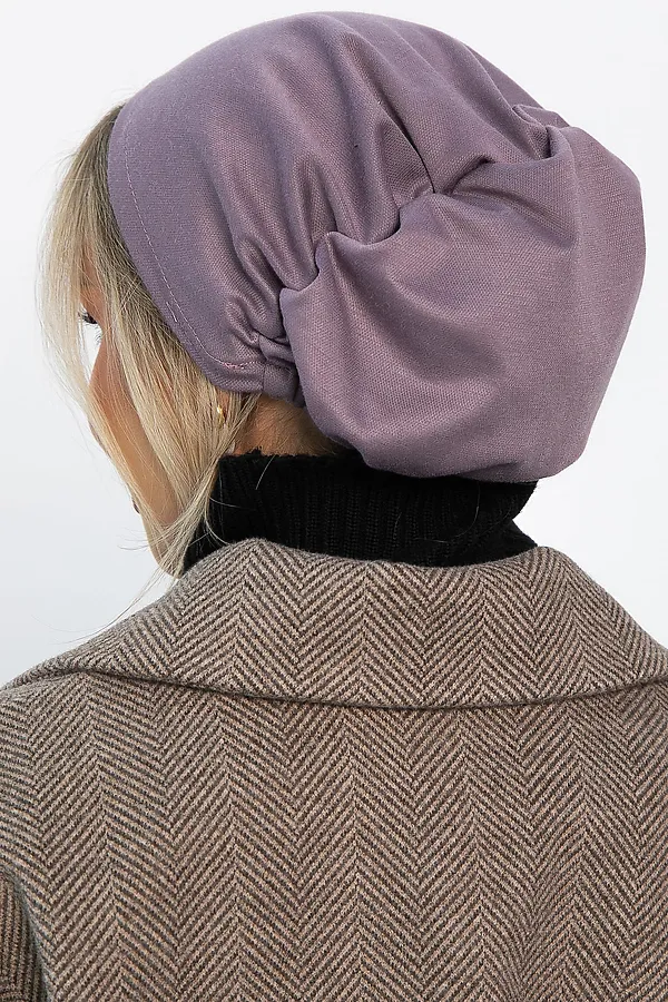 Чалма с резинкой LADY TAIGA, лиловая - фото 2