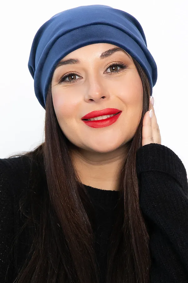 Чалма с бантом LADY TAIGA, синяя - фото 2