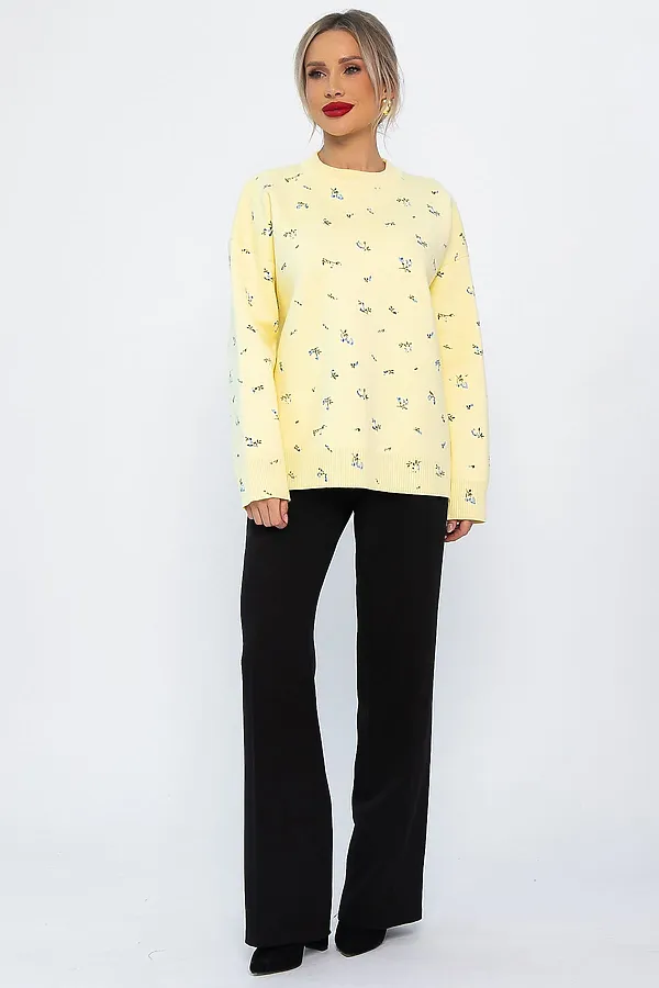 Свитер LADY TAIGA, лимонный - фото 2