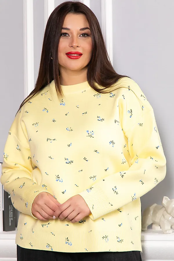 Свитер LADY TAIGA, лимонный - фото 2