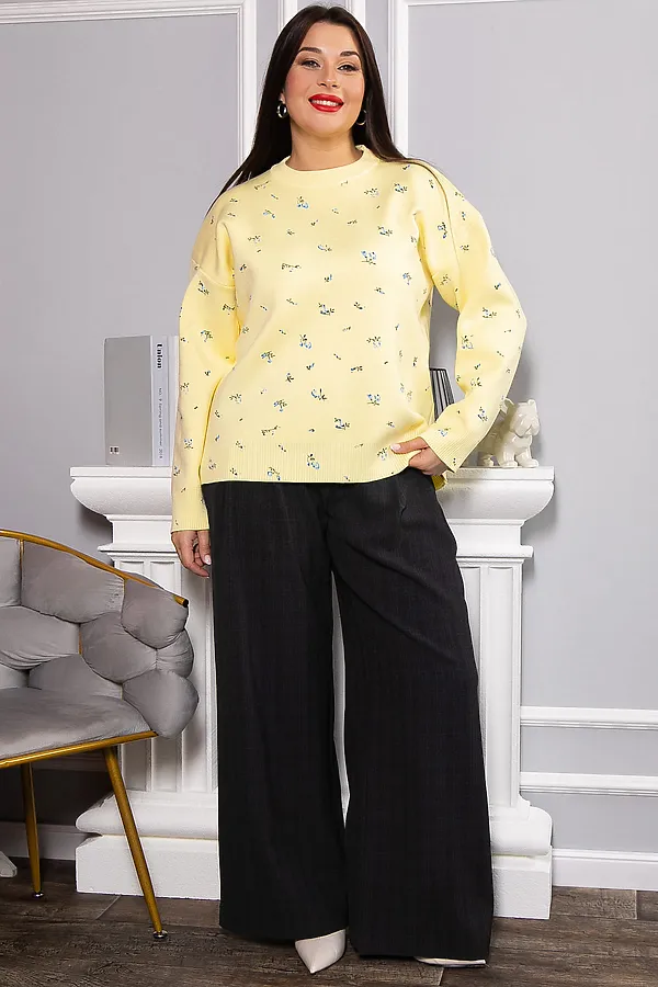 Свитер LADY TAIGA, лимонный - фото 2