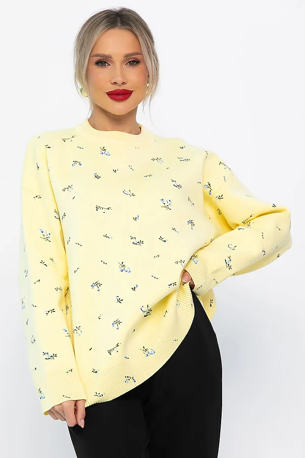 Свитер LADY TAIGA, лимонный - фото 2