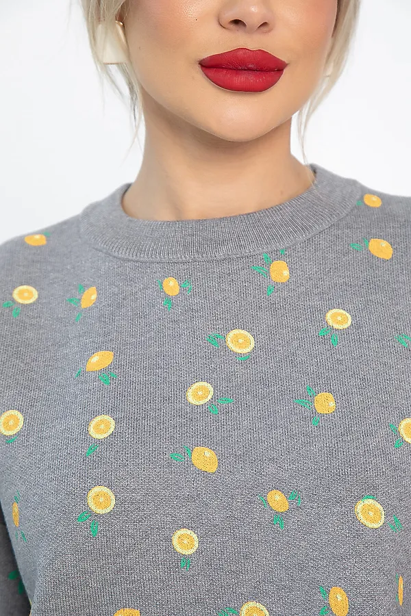 Свитер LADY TAIGA, серый - фото 2