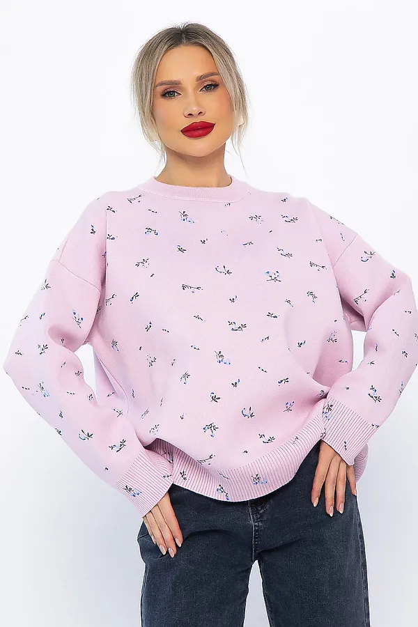 Свитер LADY TAIGA, сиреневый - фото 2