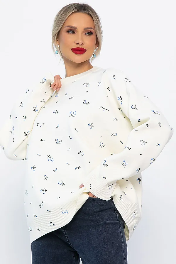 Свитер LADY TAIGA, белый - фото 2