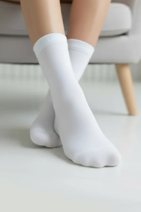 Носки стандарт Лошадки (набор 3 пары) НАТАЛИ, белый, бежевый - фото 2