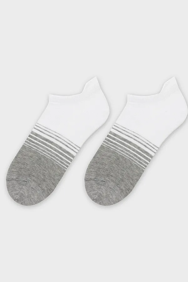 Носки MARK FORMELLE, белый /серый меланж - фото 2