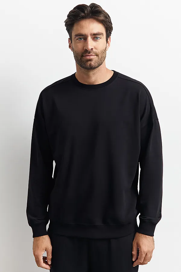 Свитшот OMSA, nero (черный) - фото 2