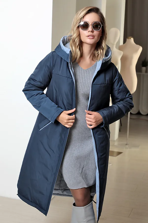 Пальто DIZZYWAY, т.синий - фото 2