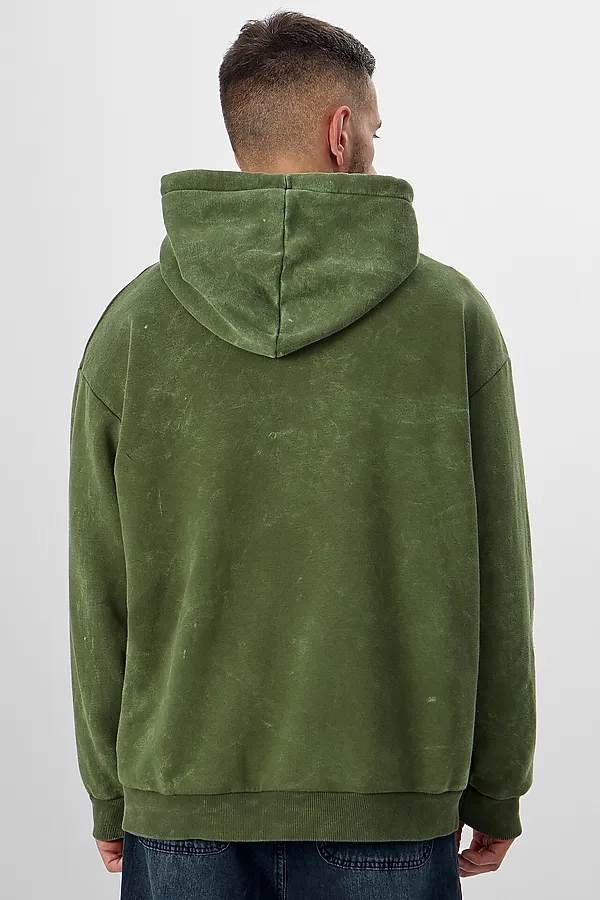 Толстовка MARK FORMELLE, acid wash травяной - фото 2