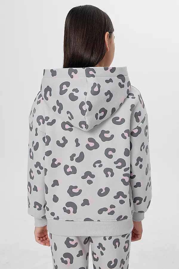 Толстовка MARK FORMELLE, леопард на св.сером - фото 2