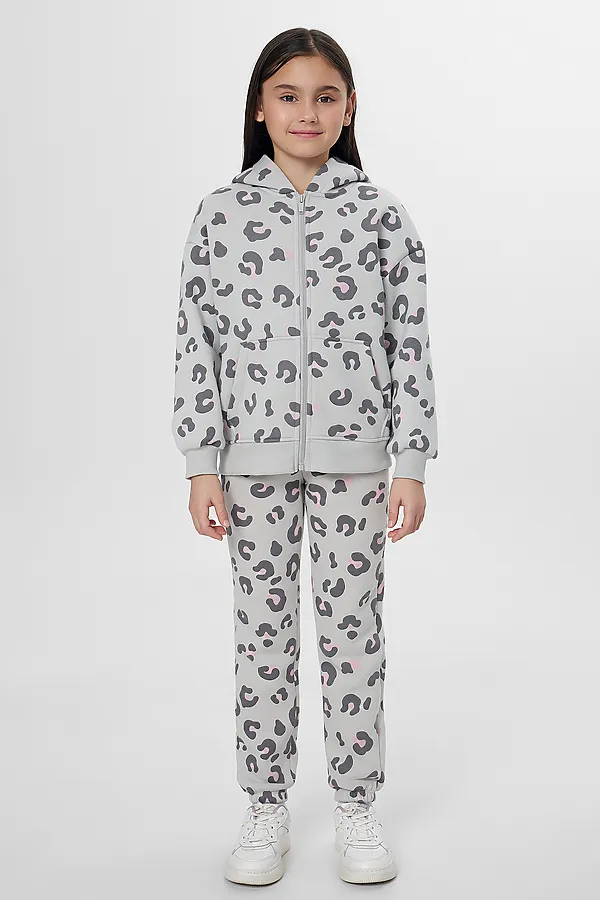 Толстовка MARK FORMELLE, леопард на св.сером - фото 2