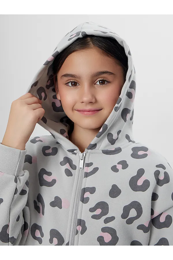 Толстовка MARK FORMELLE, леопард на св.сером - фото 2