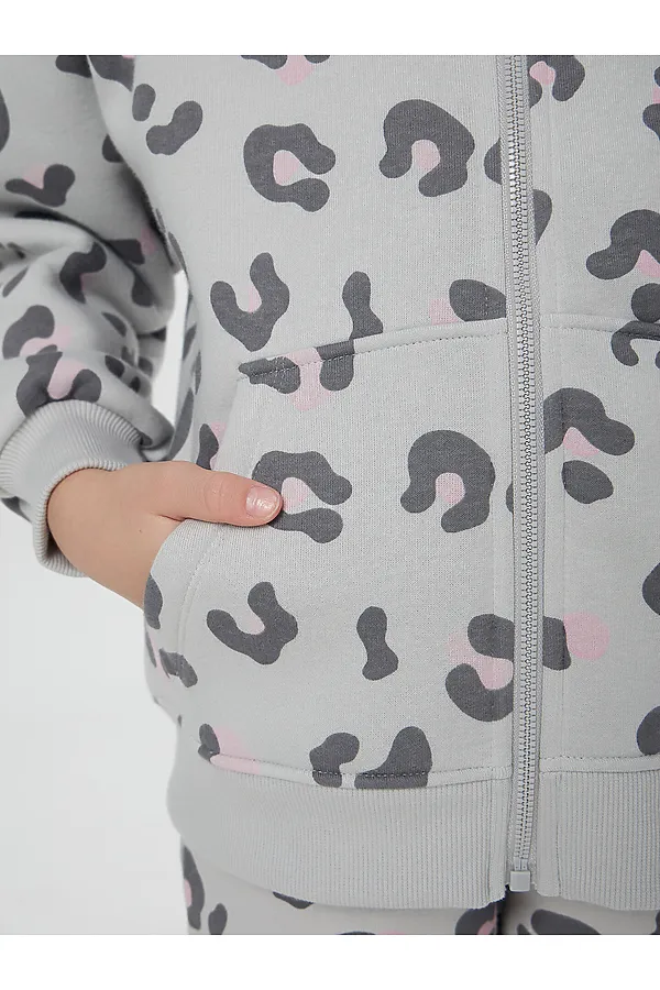 Толстовка MARK FORMELLE, леопард на св.сером - фото 2