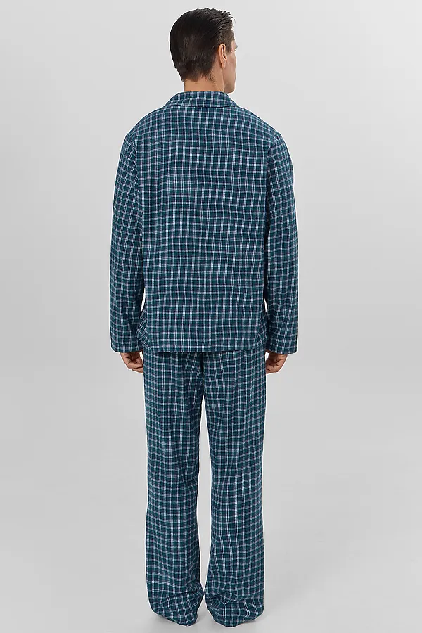 Пижама MARK FORMELLE, сине -зеленая клетка - фото 2