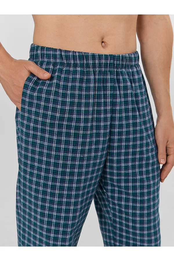 Пижама MARK FORMELLE, сине -зеленая клетка - фото 2