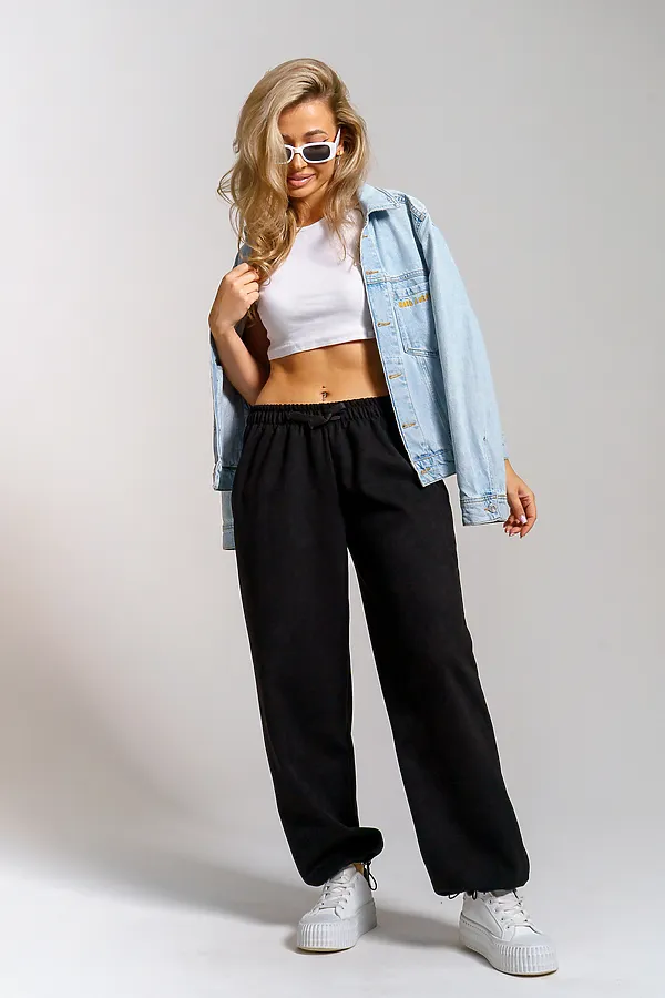 Брюки 36975 НАТАЛИ, черный - фото 2