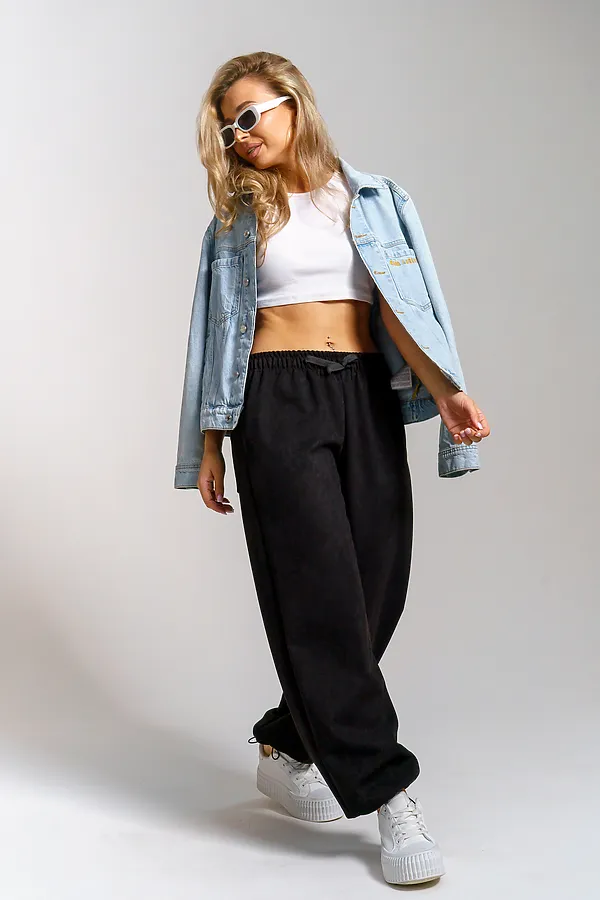 Брюки 36975 НАТАЛИ, черный - фото 2