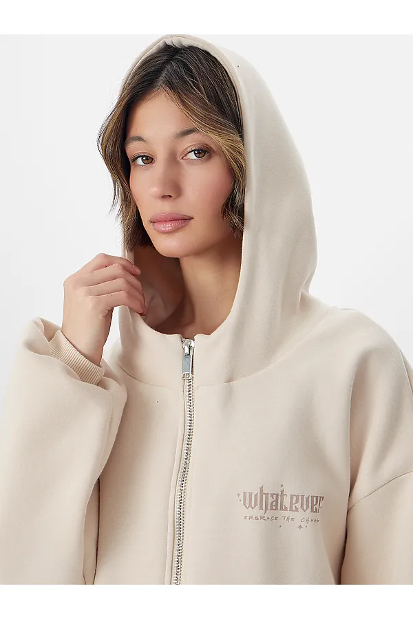 Толстовка MARK FORMELLE, пралине +печать - фото 2