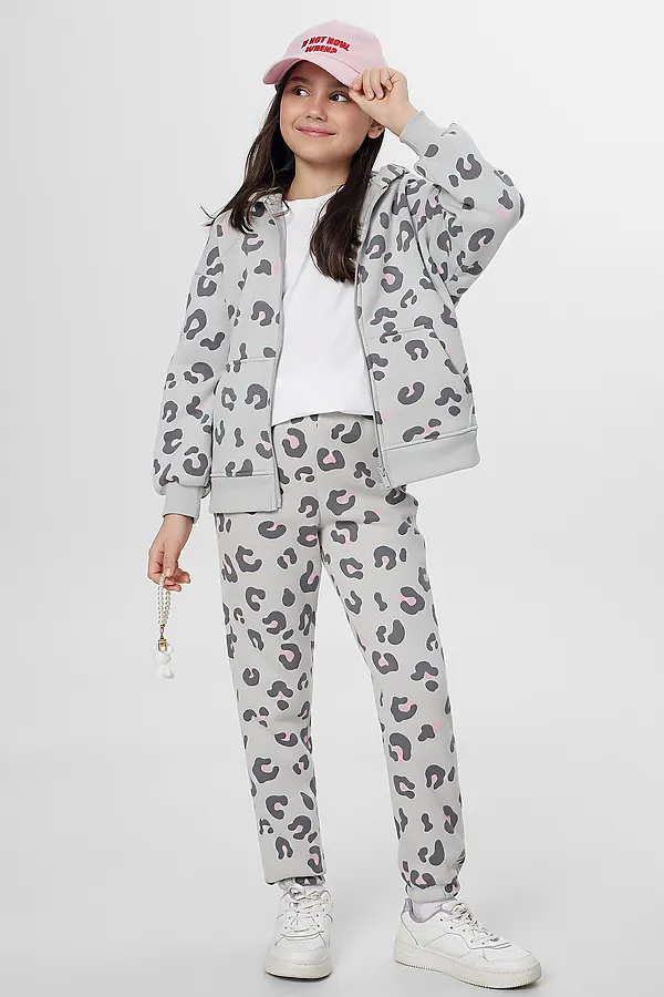 Брюки MARK FORMELLE, леопард на св.сером - фото 2