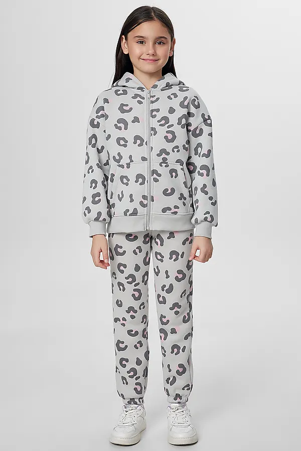 Брюки MARK FORMELLE, леопард на св.сером - фото 2