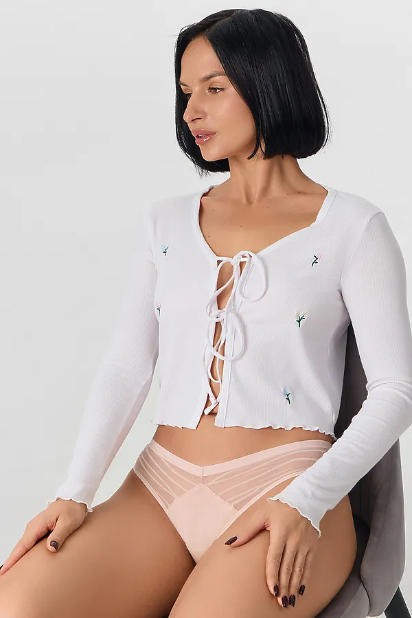 Трусы MARK FORMELLE, полоска на бежевом - фото 2