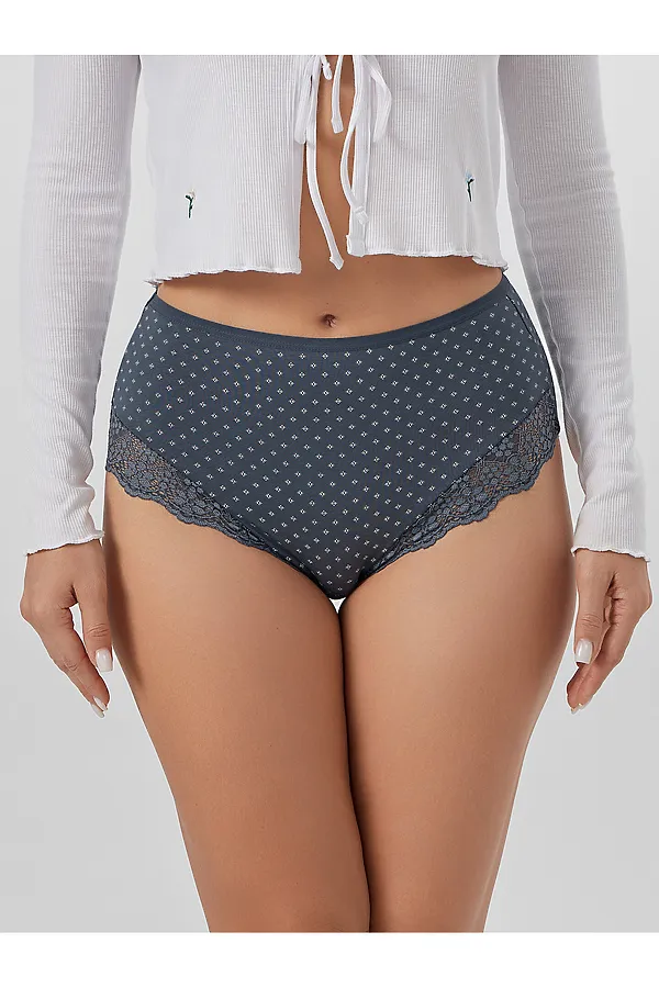 Трусы MARK FORMELLE, мелкий узор на сером - фото 2